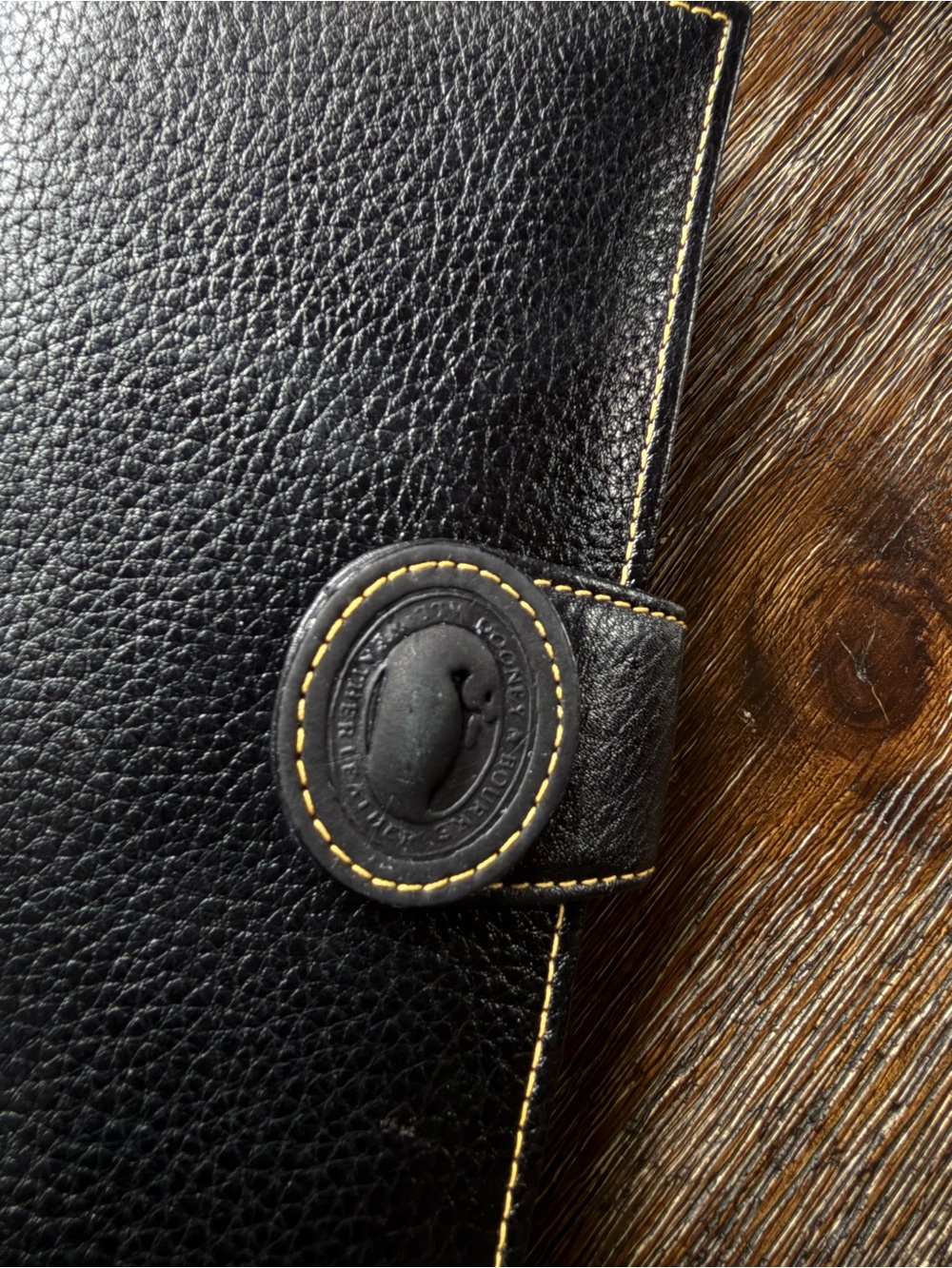 Dooney & Bourke Black Leather Wallet - Picture 2 of 8